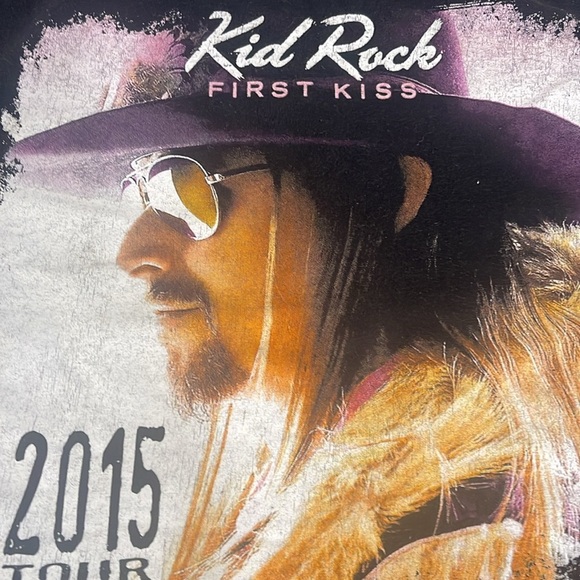 Kid Rock 2015 First Kiss Concert tee - Picture 2 of 4